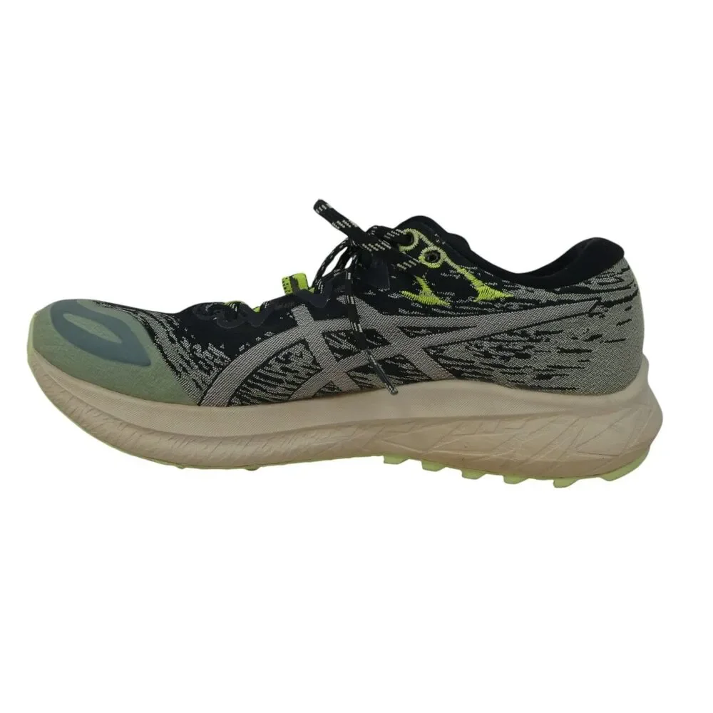 Asics Fuju‎ Lite 5 Black Green Trail Running Trainers Sneakers